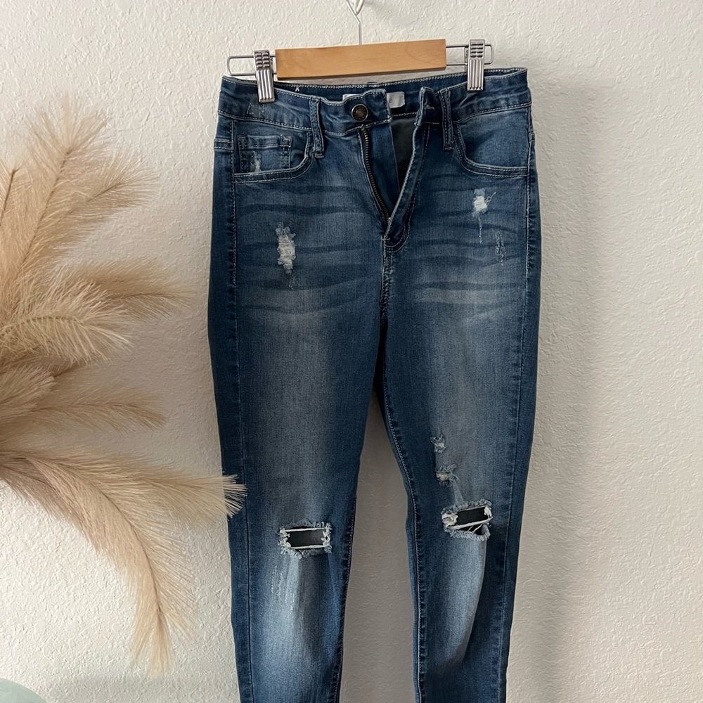 Fashion Nova | High Waisted Ripped Skinny Jeans